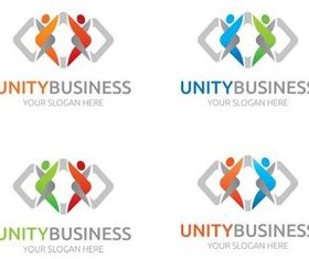 Logotypes with People 2 vector