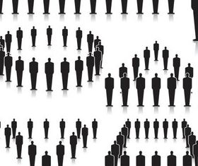 Business People Icons 7 vector design