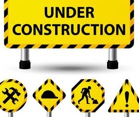 Constrution Symbols vector