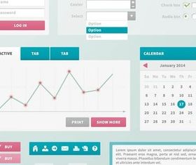 Flat Design Elements 13 vector