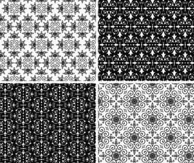 Stylish Damask Patterns 9 vector