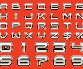 Letters Graphics free vector