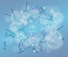 Stars Background vector material