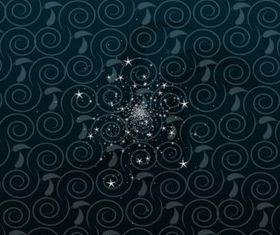 Leaves Scrolls vector