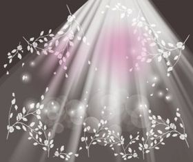 Lights And Flowers vector graphics