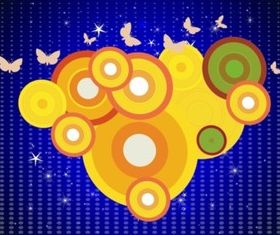 Circles Layout vector