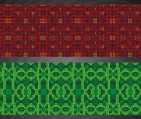 Mosaic Patterns design vector