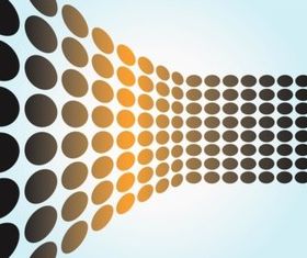 Gradient Dots background vector