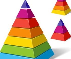 Shiny 3D Diagrams vectors