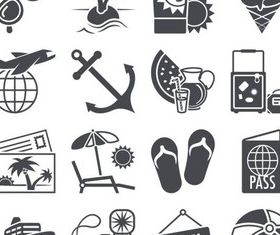 Travel Icons 2 vectors