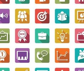 Different Flat Icons 11 creative vector