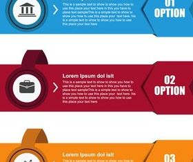 Option Banners graphic 3 vector