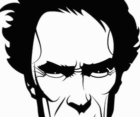Clint Eastwood Portrait Image creative vector