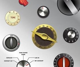 Different UI Elements vector