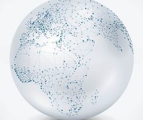 Backgrounds with Globes 3 vector