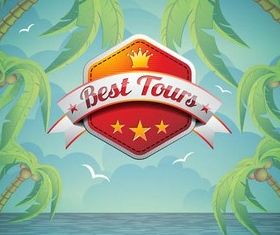 Summer Beach Backgrounds 9 vector