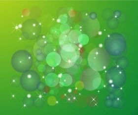 Green Circles Background Vectors