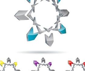 Abstract Style Logotypes 6 vector