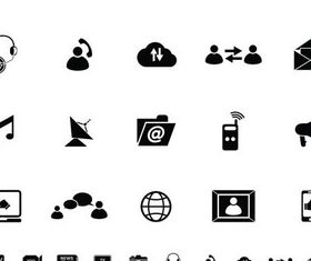 Different Icons Set vector