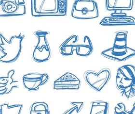 Sketch Icons vectors material