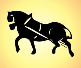 Horse Icon Illustration vector