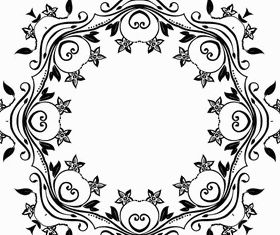 Abstract Floral Decorative Vector material 03