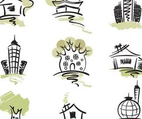 Real Estate Logotypes 3 vector