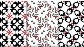 Floral Pattern Background Graphic Design vector