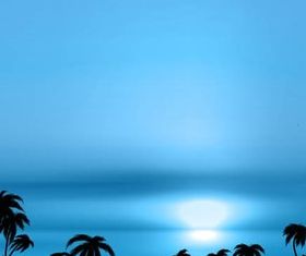 Summer Beach Backgrounds 8 vector