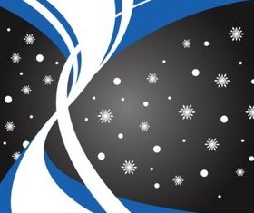 Winter Snow background design vector
