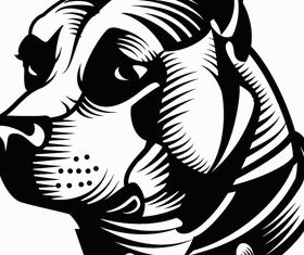 Free Staffordshire Bull Terrier Art vectors graphic