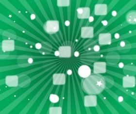 Green Star Burst vectors