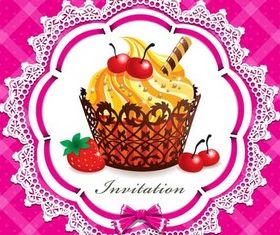 Sweets Backgrounds 4 vector