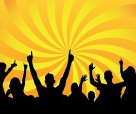 Party Crowd vector