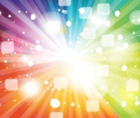 Rainbow Sparkles vector