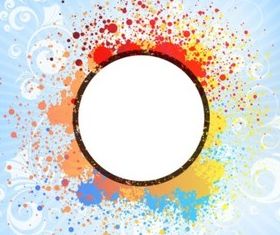 Color Splash Tile vector set