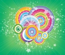 Seventies Decoration vectors material