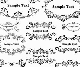 Stylish Vintage Frames 12 vector