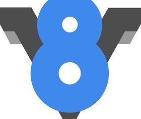 Google V8 Logo vector graphics