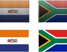 South African Flag vectors graphic