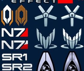 Mass Effect Logo Free vector