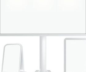 Billboards graphic Illustration vector