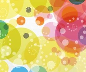 Colorful Circles Background vector