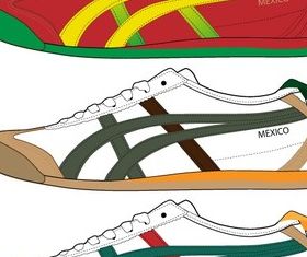 Asics Shoes Free vector