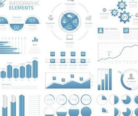 Infographics Elements 25 vector set