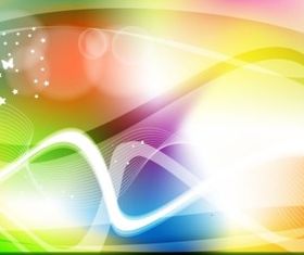 Colorful Abstract Swirl Design vector