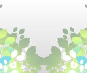 Stylized Leaves Illustration vector