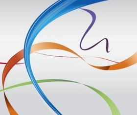 Colorful Ribbon Set vector