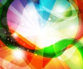 Rainbow Swirls vector