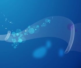 Abstract Blue Wave vector